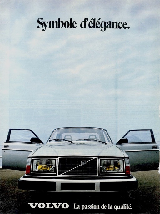 Publicité 262C symbole d&#39;élégance